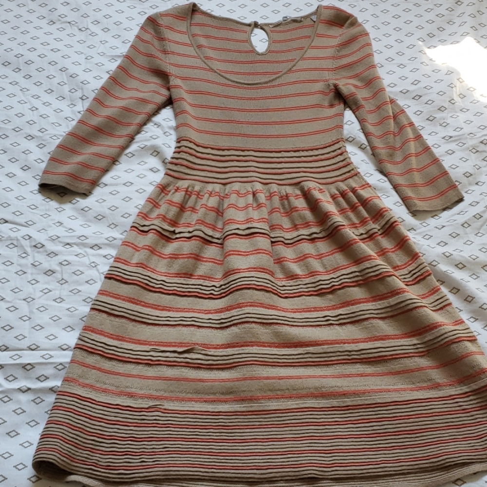 Anthropologie Knotted and Knotted Sweater Dress